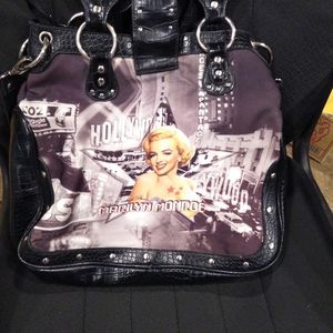 Marilyn Monroe large bling purse